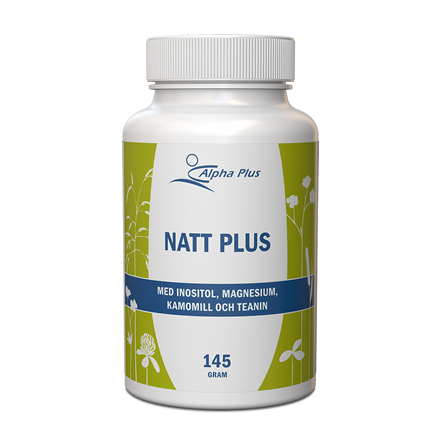 Natt Plus, kosttillskott fr en bttre smn, 145 g, Alpha Plus