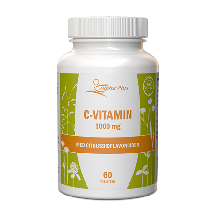 C-vitamin time release, 1000 mg 60 kapslar, Alpha Plus