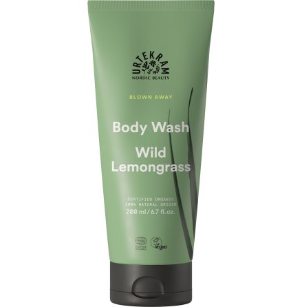 Wild Lemongrass Body Wash, Urtekram