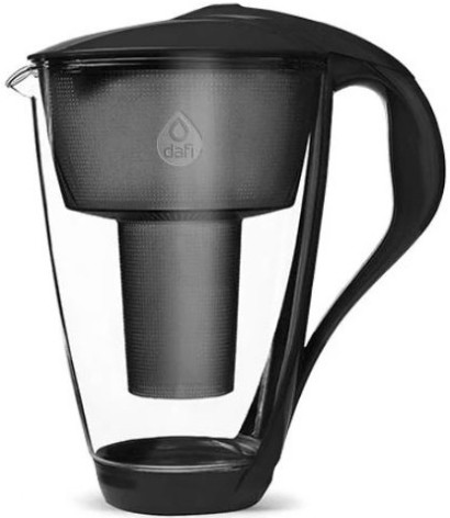 Dafi Glas filterkanna 2 liter, antracitgrå