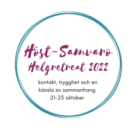 Höst-samvaro Helgretreat, 21-23 oktober 2022